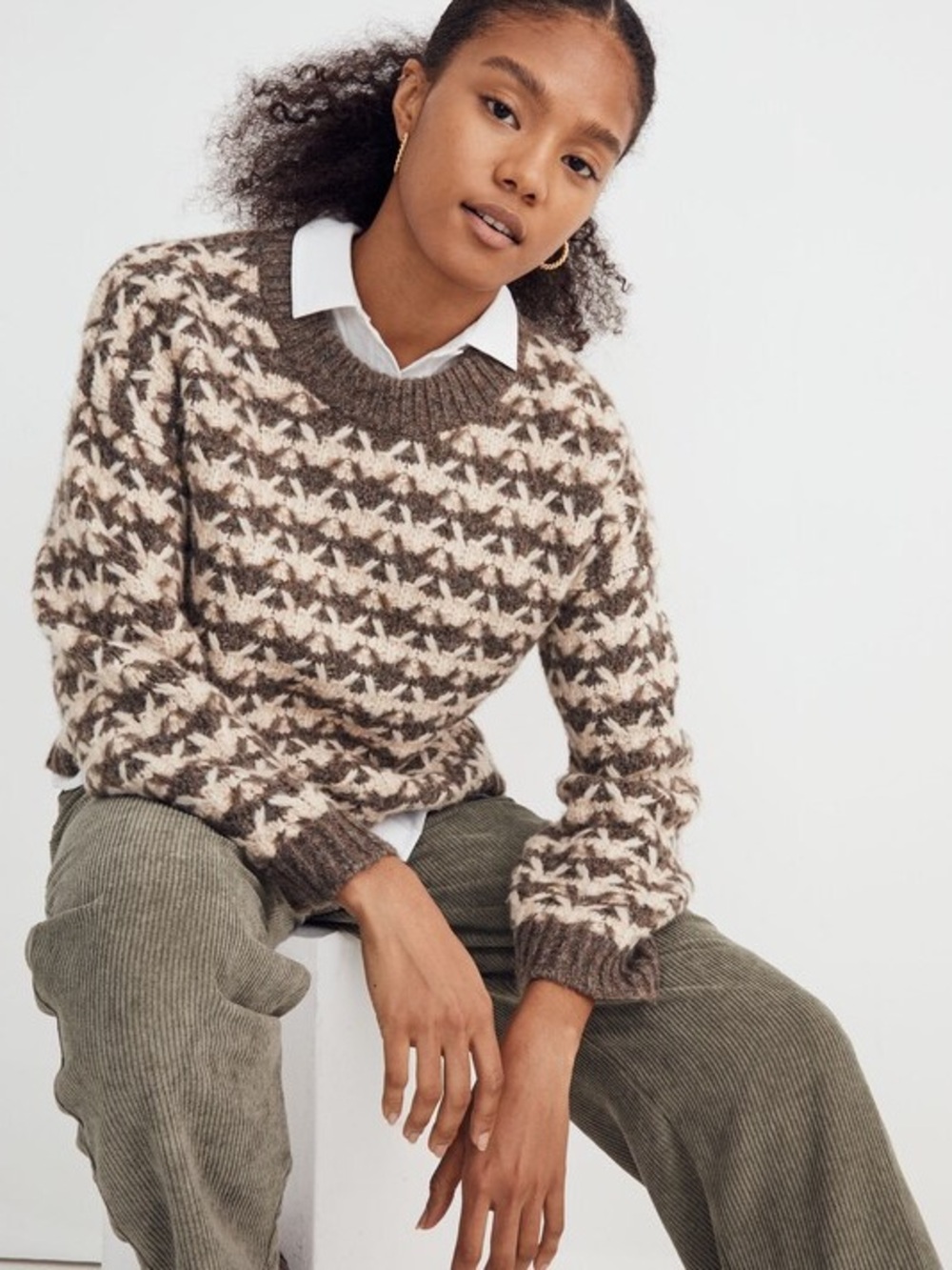 Madewell Aldridge Crop Pullover Sweater